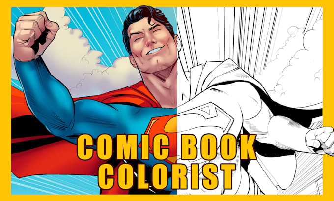 color your comic book or illustration