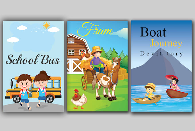 draw children book and cover illustrations