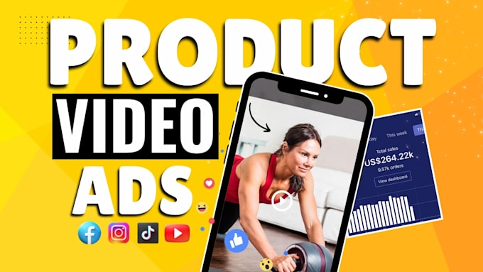 be your advertisement video maker, commercial facebook product video ads creator