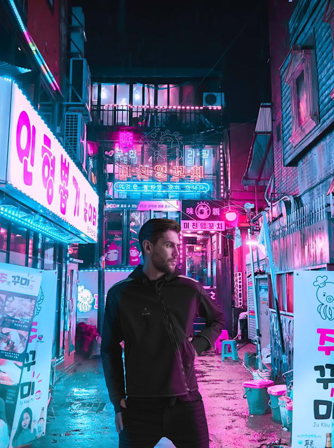turn your picture into cyberpunk