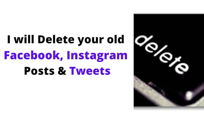 delete your old facebook, instgram posts and tweets of x
