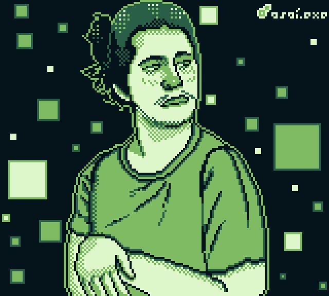 turn your pics into a gameboy portrait