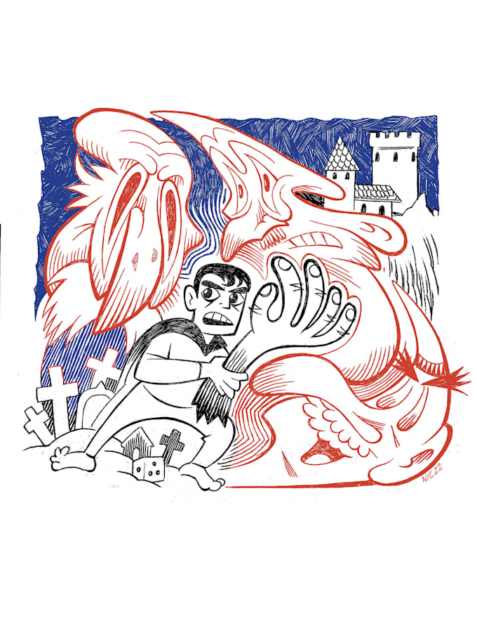 draw a cartoon illustration for you