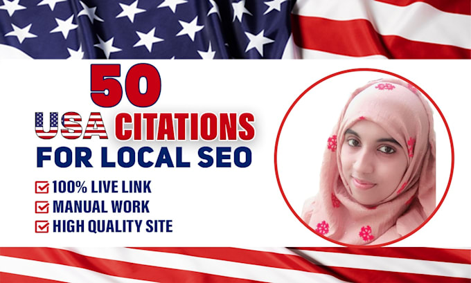 build 50 local citations for usa