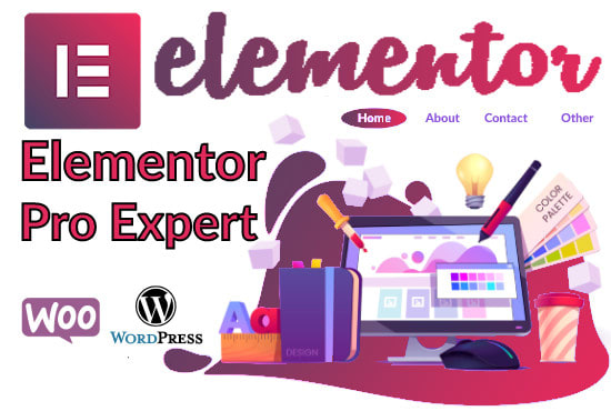 be your elementor pro expert, wordpress website using elementor pro