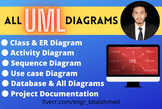 Make all uml diagrams in less than 24 hours by Engr_bilalahmed | Fiverr