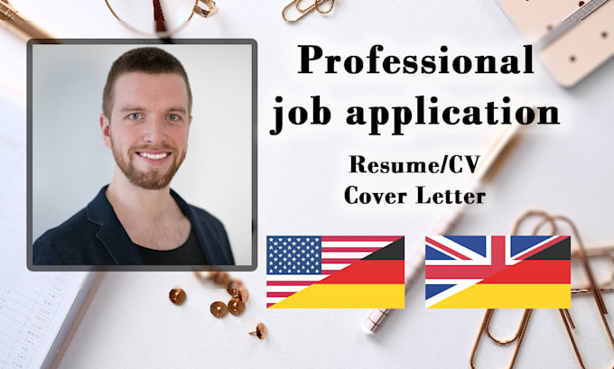 write your cover letter or resume cv in german or english