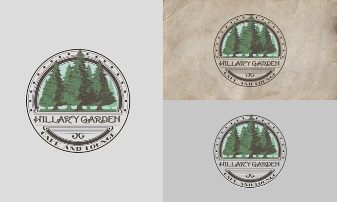 create amazing real hand drawn vintage logo for you