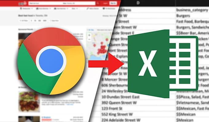 extract data from website into excel, PDF to word, excel