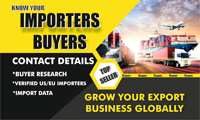 provide you top importer or buyer contact details for your product export