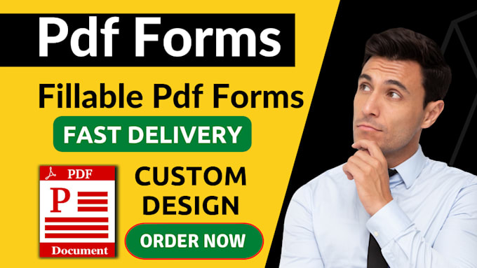 create fillable pdf form in 24 hours