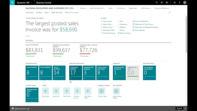 create a new bc nav mis report or modify existing report