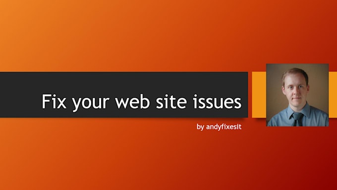 fix your website issues