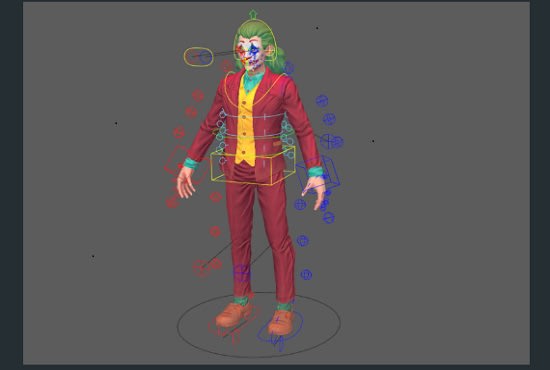 Rig 3d character in maya by Get_3d | Fiverr