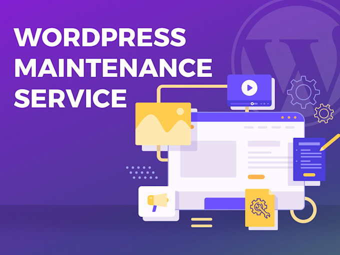 maintain wordpress website, make backups and reports
