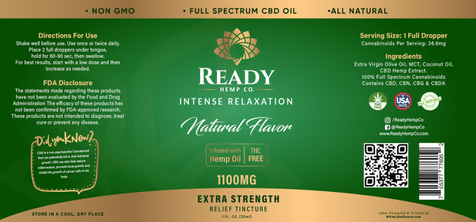 design beautiful print ready product labels for your brand