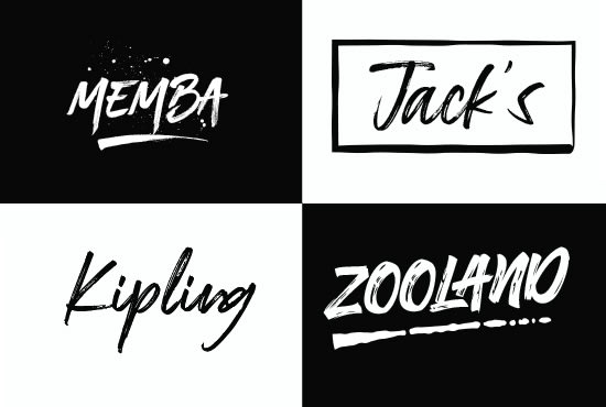 design a unique handwritten signature logo