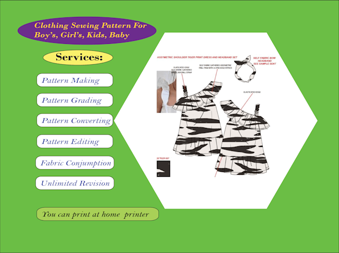 make clothing sewing pattern and grading