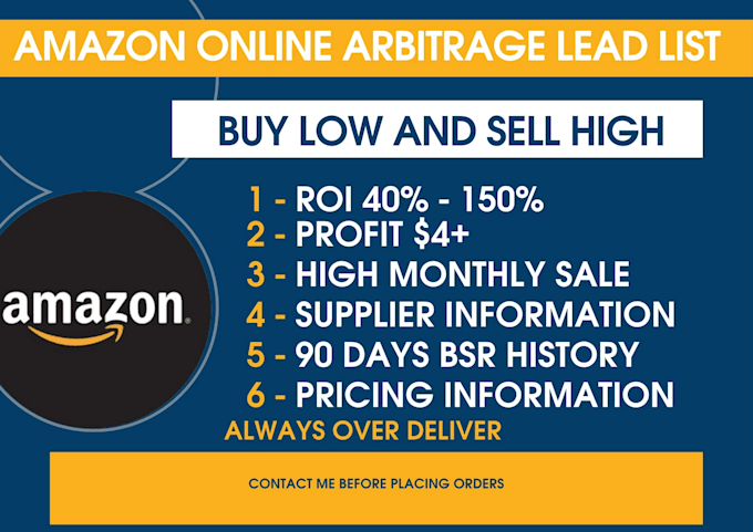 find you a winning product for your amazon online arbitrage fba, 90 ROI
