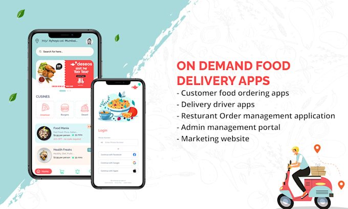 develop an ai powered custom food delivery app