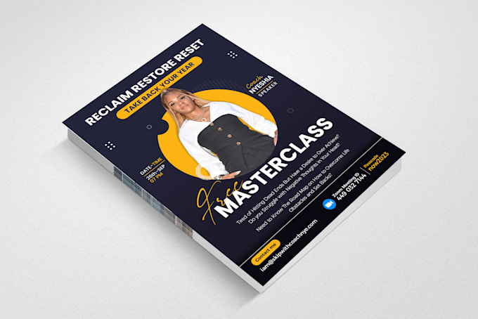 design outstanding, amazing flyer