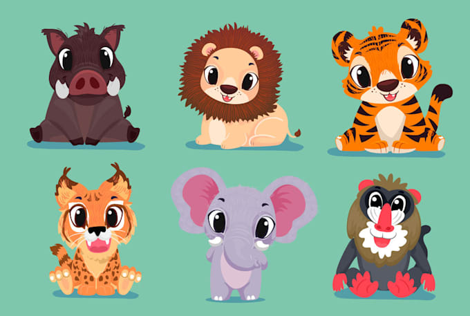 make cute animal illustrations