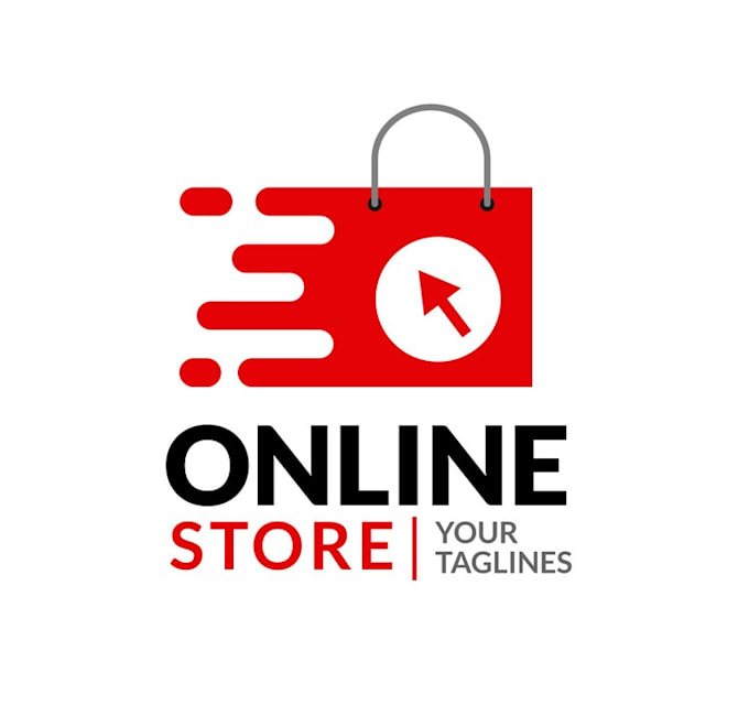 create an attractive logo for ecommerce store, website, online shopify store