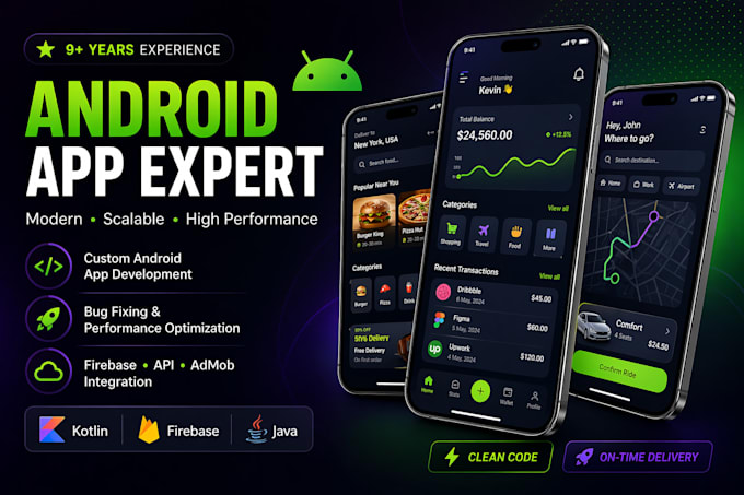 develop high performance native ios and android apps