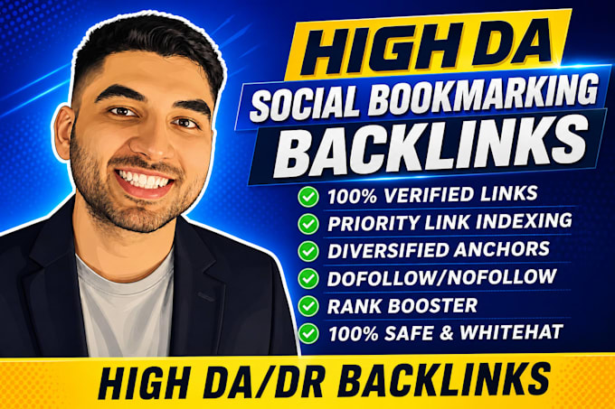 create social bookmark backlinks for google ranking