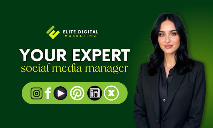 be your social media marketing manager and content creator
