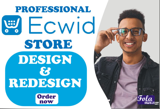 professionally setup ecwid store design with ecommerce