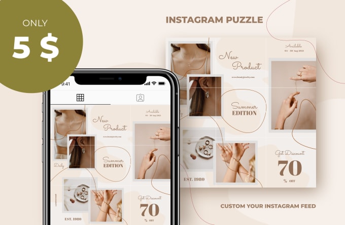 Design modern instagram template by Bsngdigital Fiverr