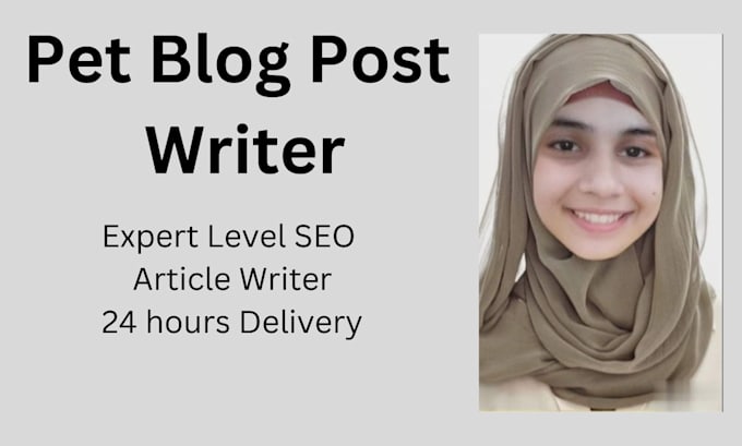be your pet article writer and animal blog writer