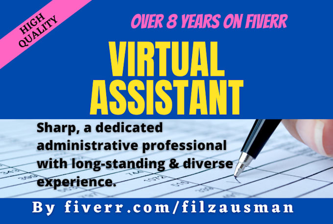 be your professional virtual assistant