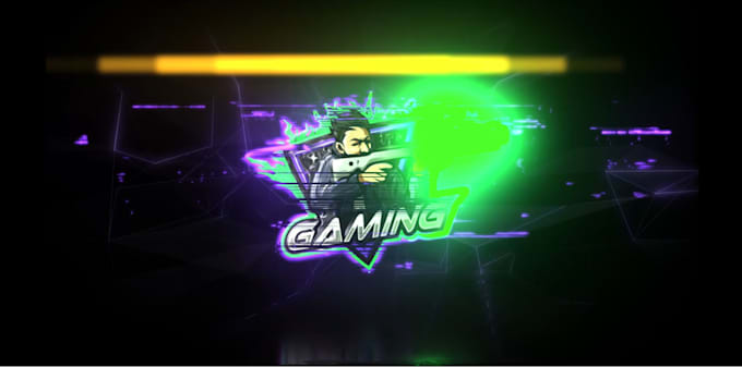 create glitch youtube intro logo animation