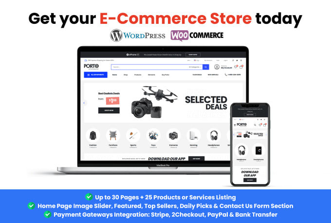 build your company an online store