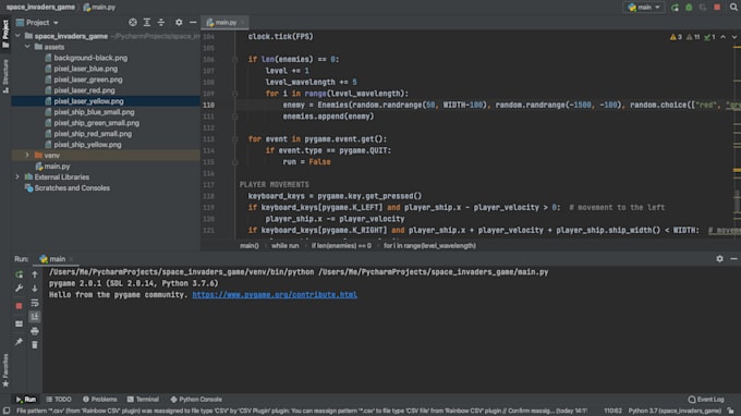 Make 2d games for you in python by Peterolayooy105 | Fiverr