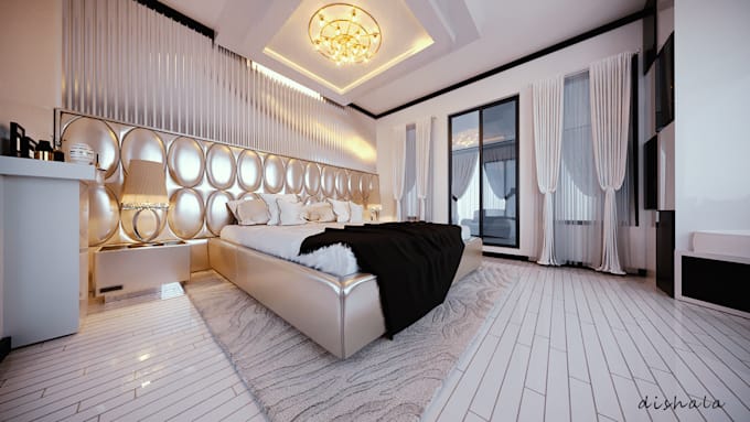 create a realistic 3d rendering architecture