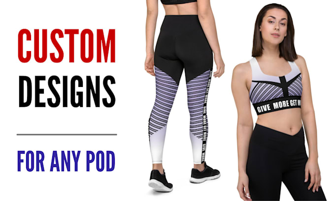 design stylish custom leggings hoodies sports bra