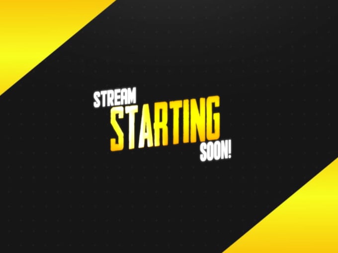 Make a stream starting soon overlay by Parkashop | Fiverr