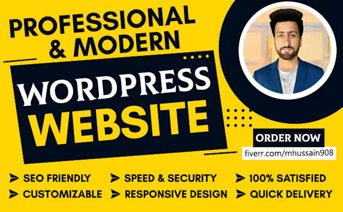 create a responsive wordpress website, wordpress blog or shopify store
