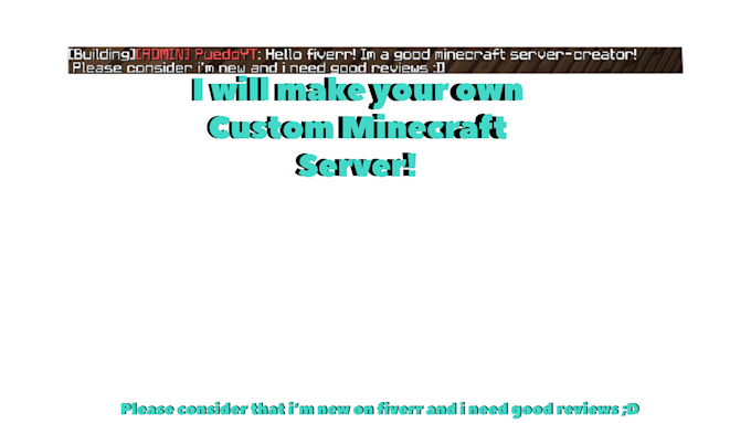 Make Or Modify Your Minecraft Server By Puedoyt Fiverr