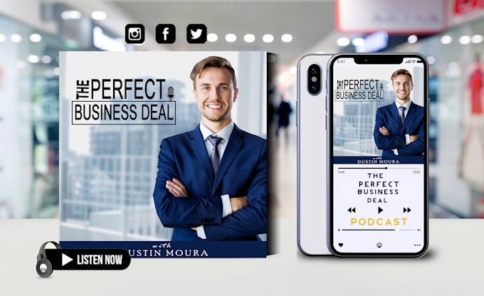 do stunning artwork for your podcast cover art