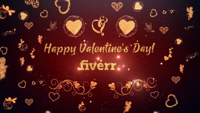create valentines day wishes video