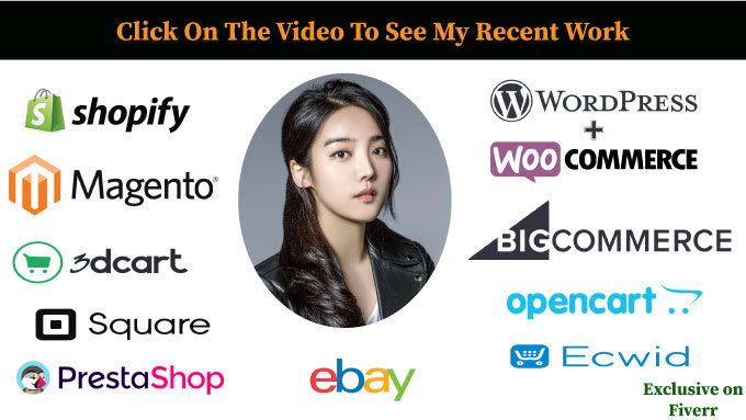 add products or upload products to woocommerce shopify or any ecommerce store