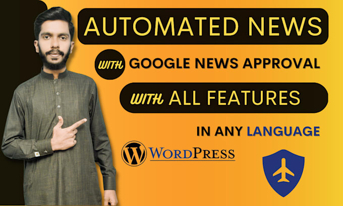 create fully automated news website, autoblog  with google news approval