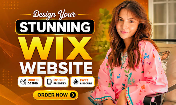 build wix website design, redesign wix website or wix online store, wix studio