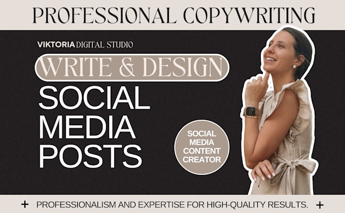 write and design your social media posts