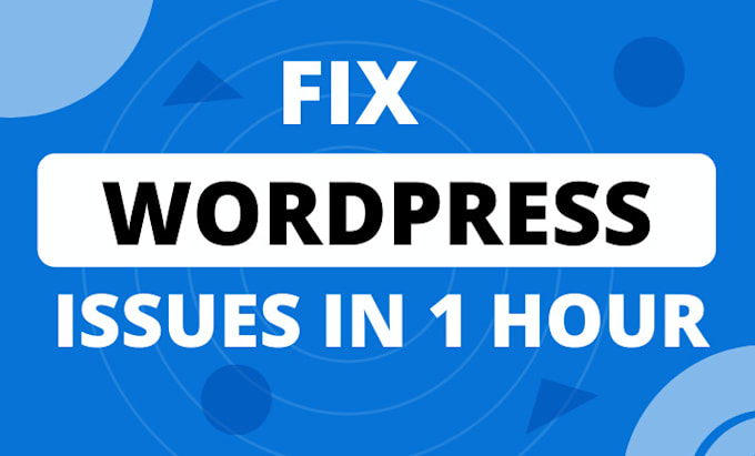 fix your woocommerce or wordpress website errors and bugs