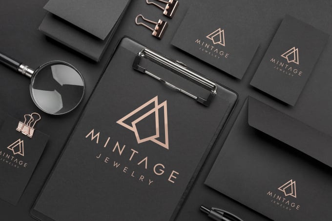 modern minimalist and luxury logo design
